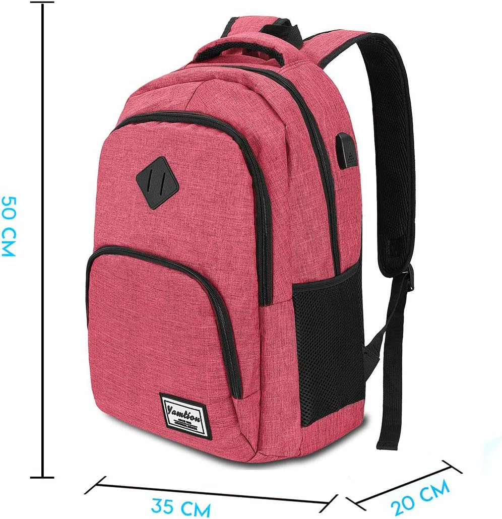 YAMTION Zaino Donna per Computer Portatile con USB - immagine 6