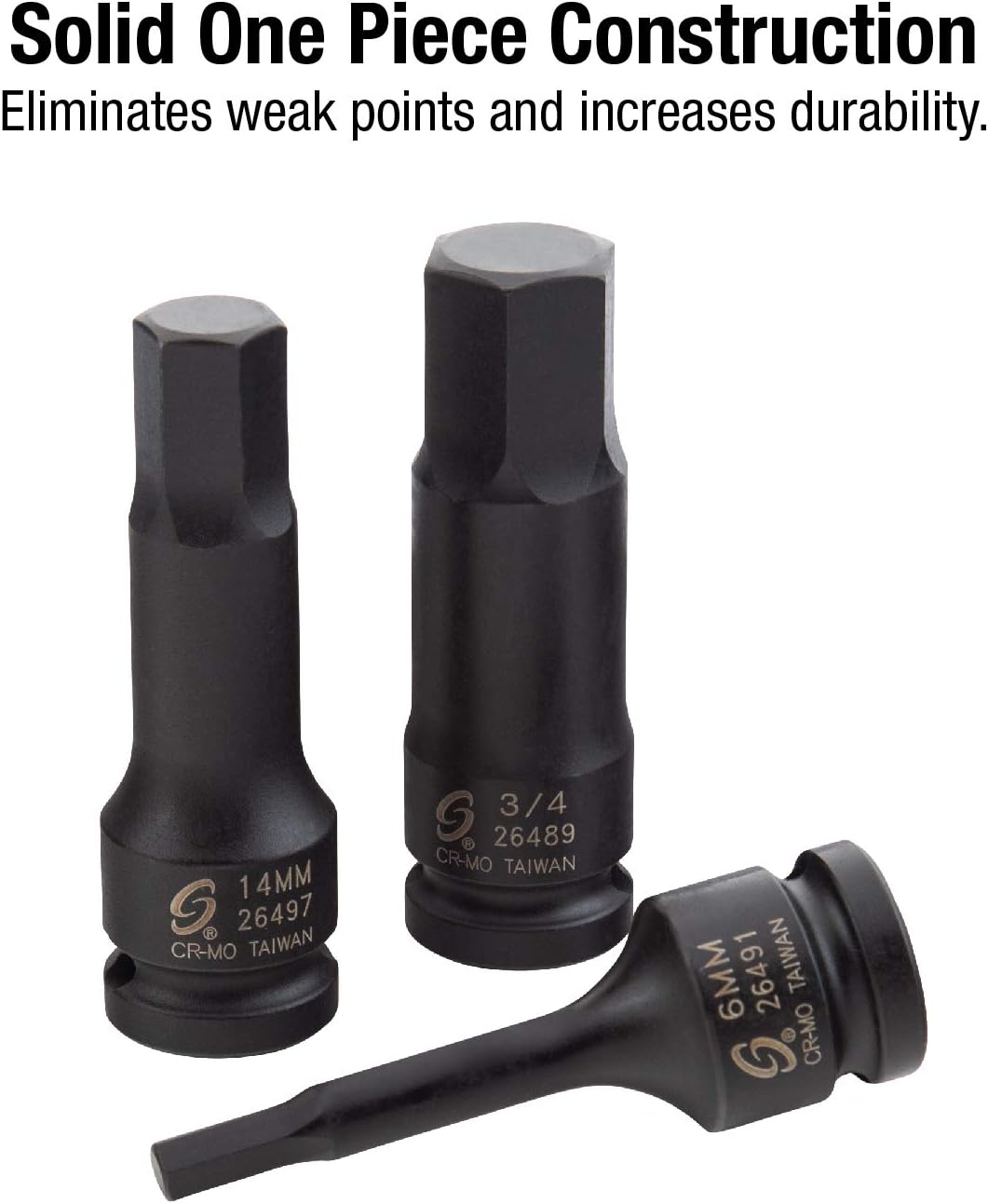 Sunex 2637 - Set Master Inserti Esagonali Impact 1/2" - immagine 4