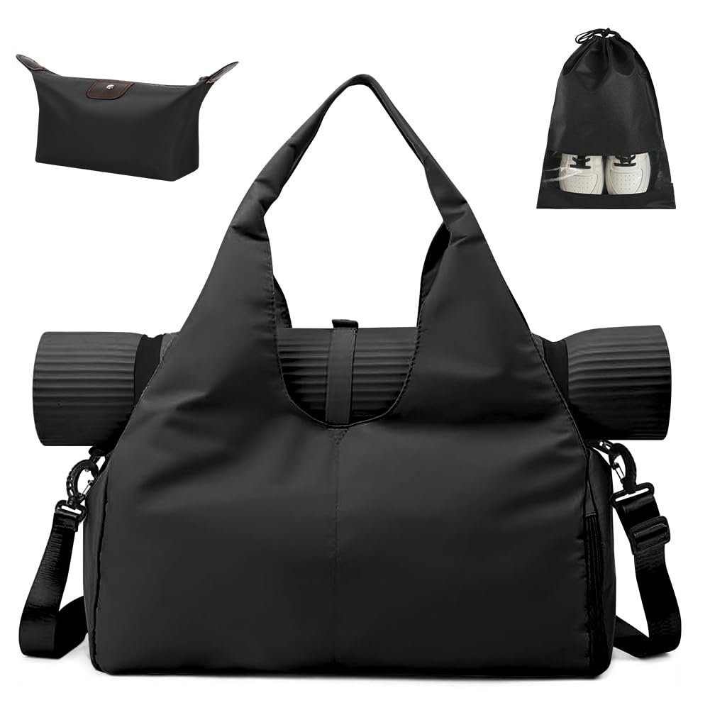 Aucuu Borsone Palestra Impermeabile con Scomparto Scarpe