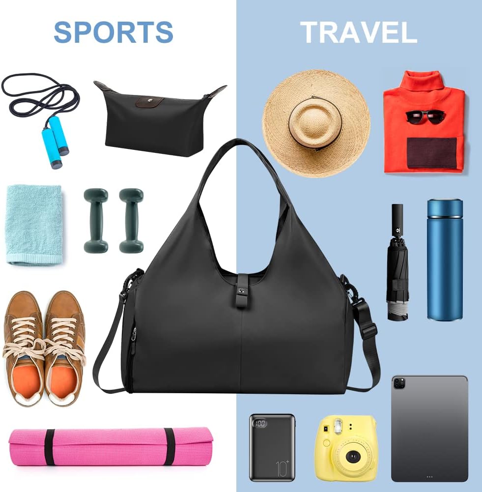 Aucuu Borsone Palestra Impermeabile con Scomparto Scarpe - immagine 7