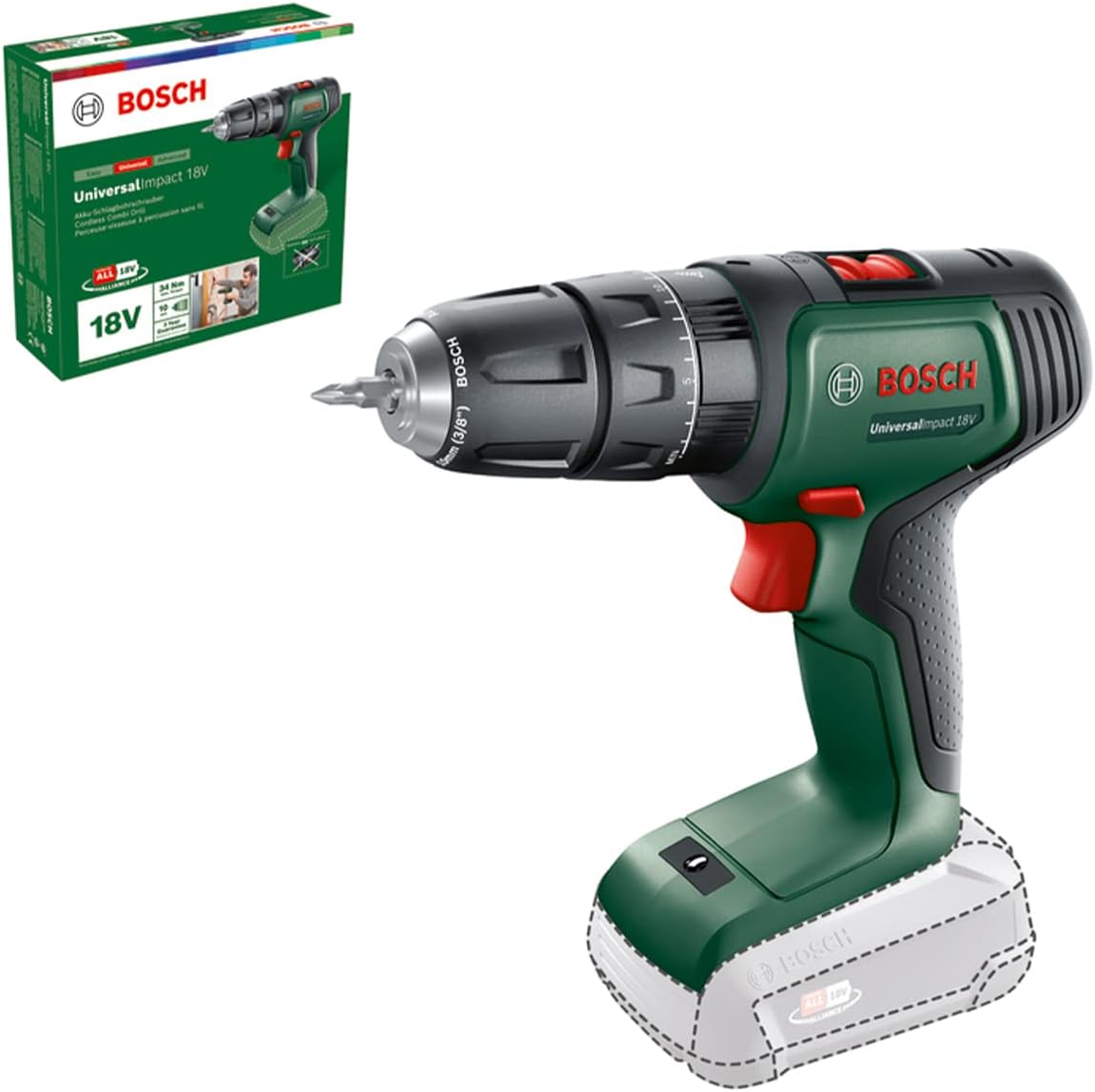 Bosch Home and Garden UniversalImpact 18 - Trapano Battente