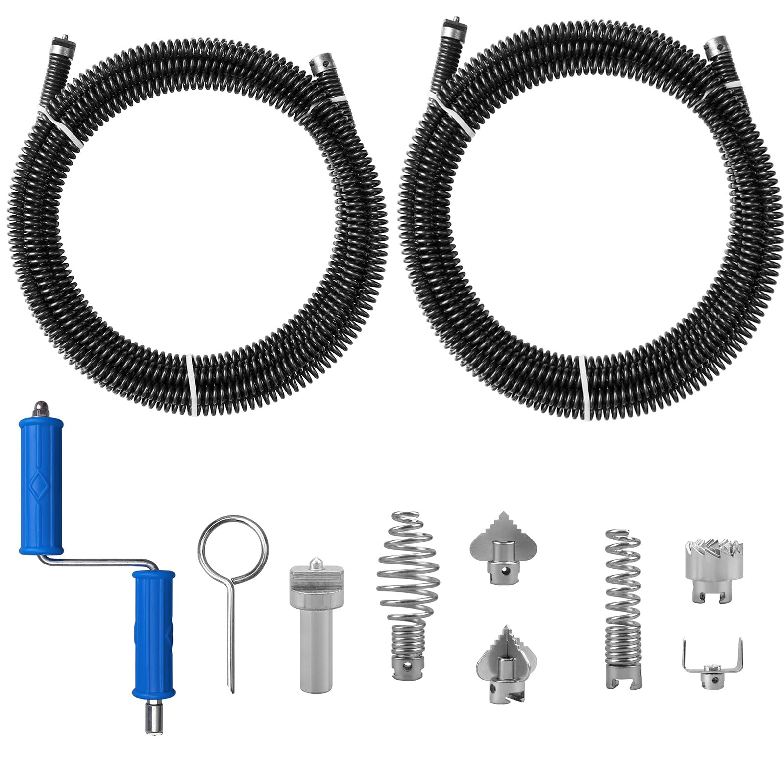 Sonda Sturatubi 2x5m Spirale 12mm con 6 Teste di Taglio