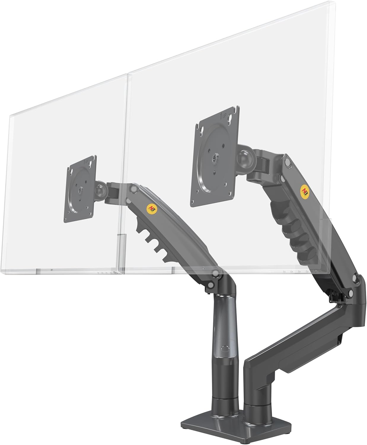 Supporto da Scrivania per 2 Monitor PC LCD LED 17"-27" - immagine 2