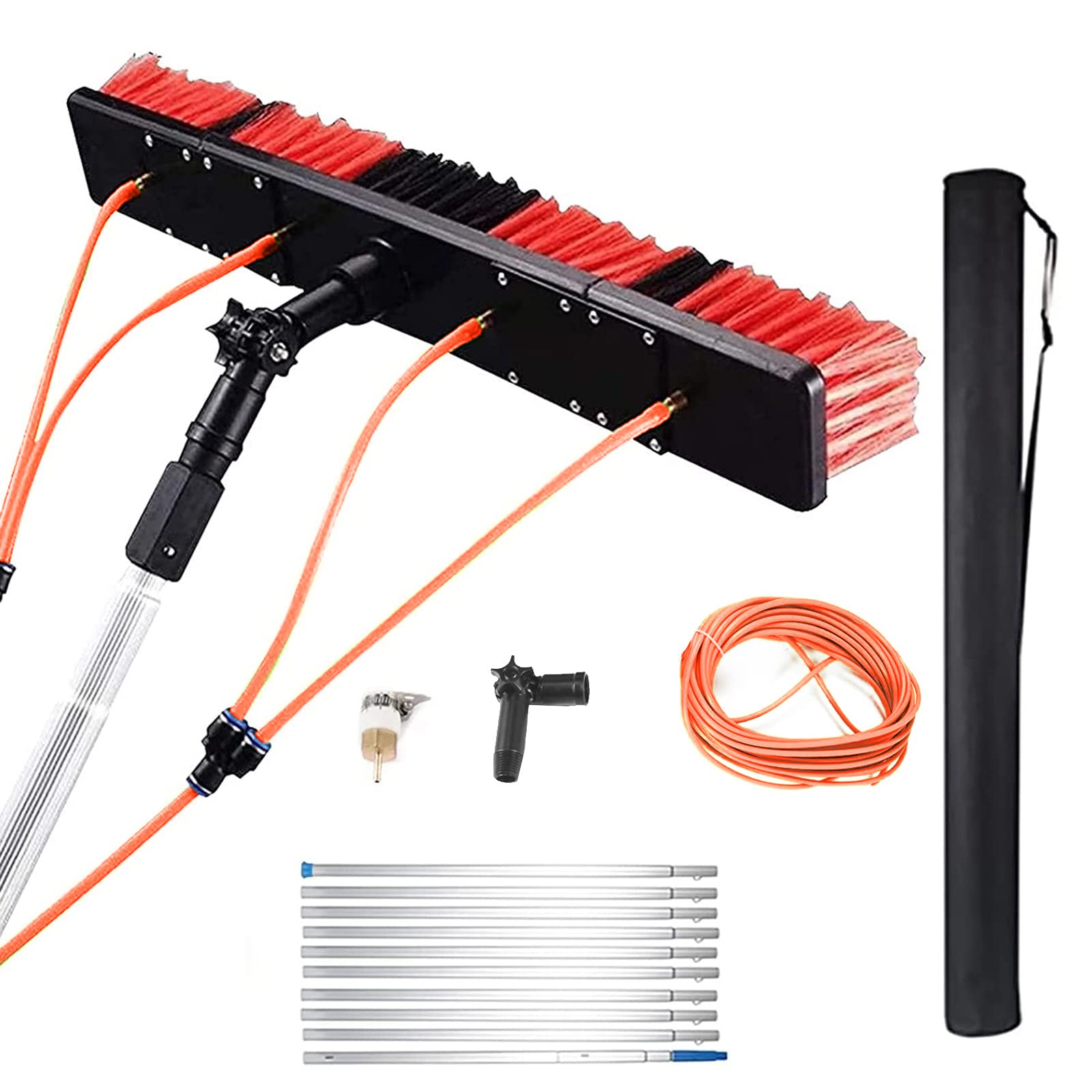 Menayoda Asta Telescopica 5-10m con Spazzola 50cm