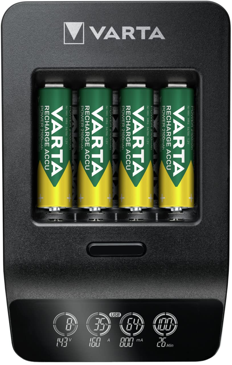 Varta Caricatore LCD per Batterie