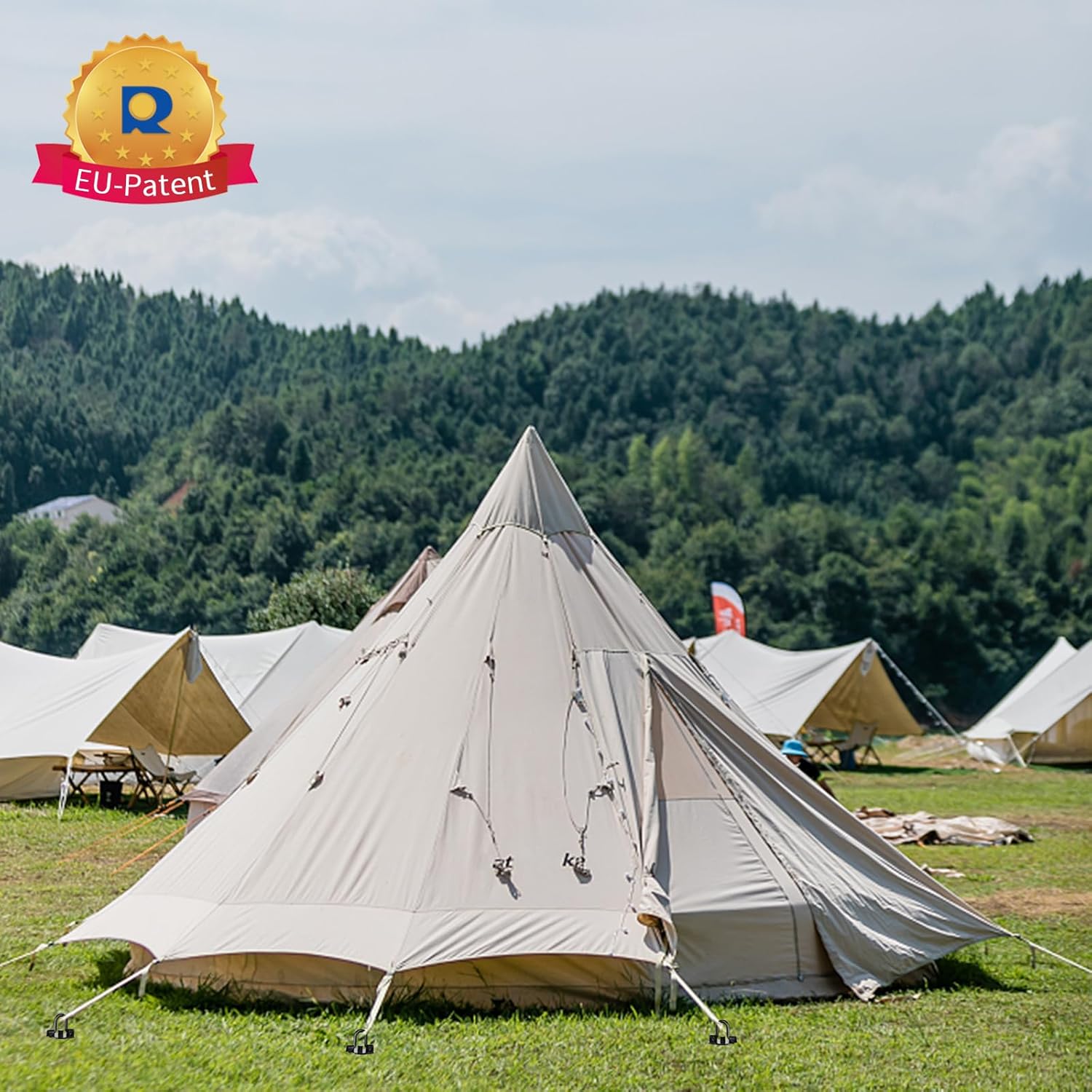 Ancoraggio a Terra per Trampolino con Trapano (8 Pezzi) - immagine 2