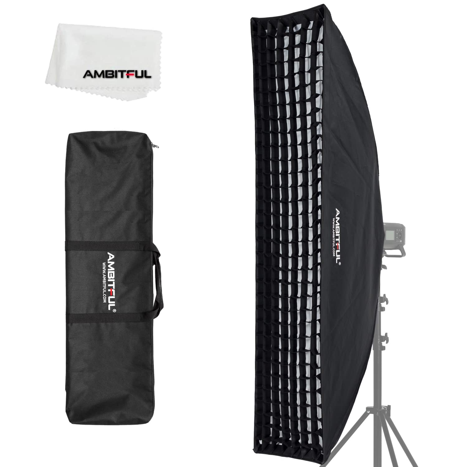 Ambitful FW35x160 Strip Softbox Bowens con Griglia
