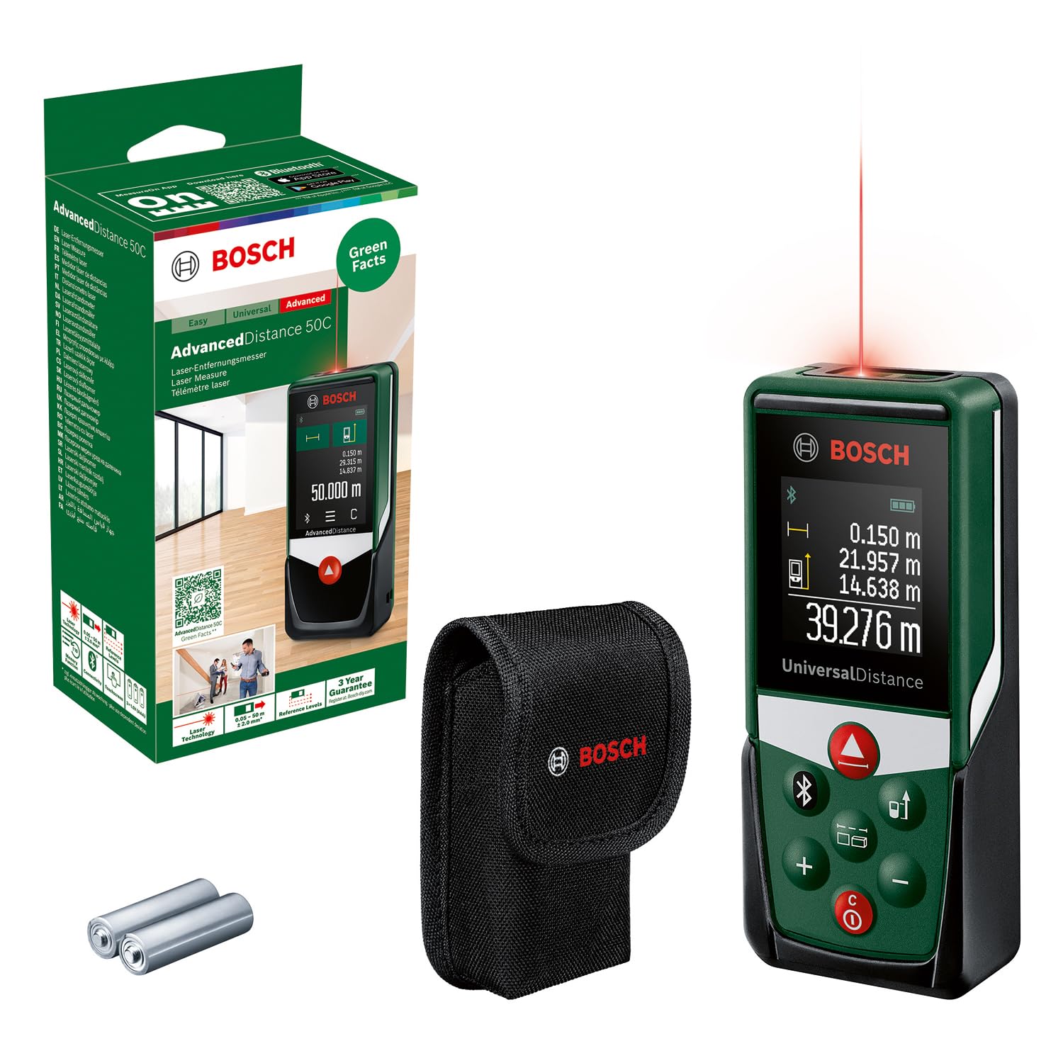 Bosch UniversalDistance 50 C - Distanziometro Laser 50m