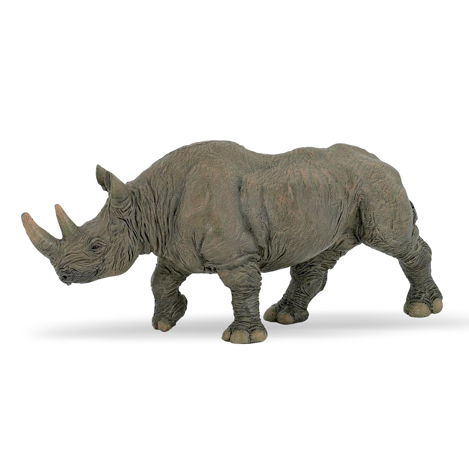 Papo - Statuetta Rinoceronte Realistica - 3 Anni + - Collezione La Vita Selvaggia - Gioco Educativo Animali della Savana - Idea Regalo Giocattolo Bambina Bambino