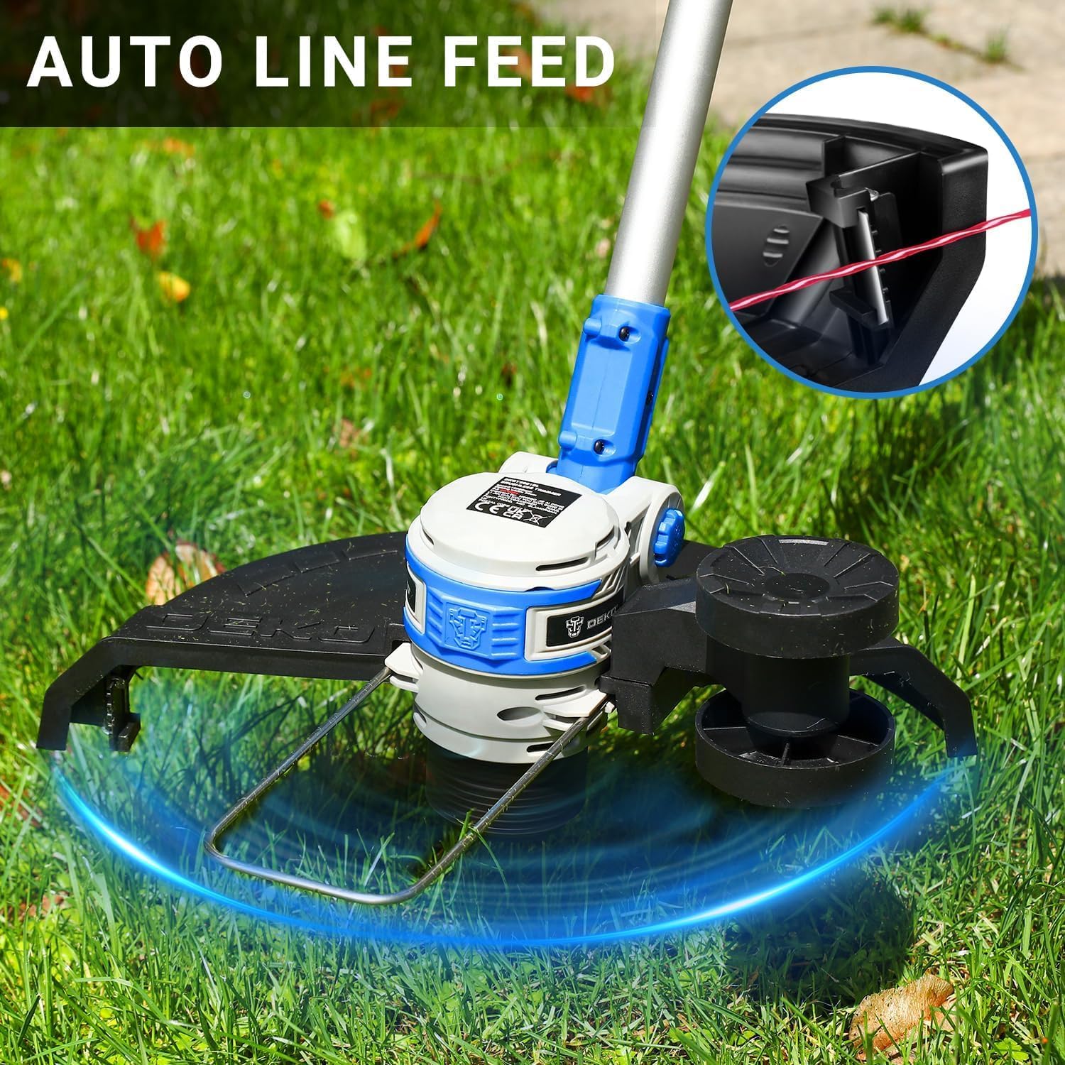 Dekopro Decespugliatore Elettrico 20V 30cm - immagine 4