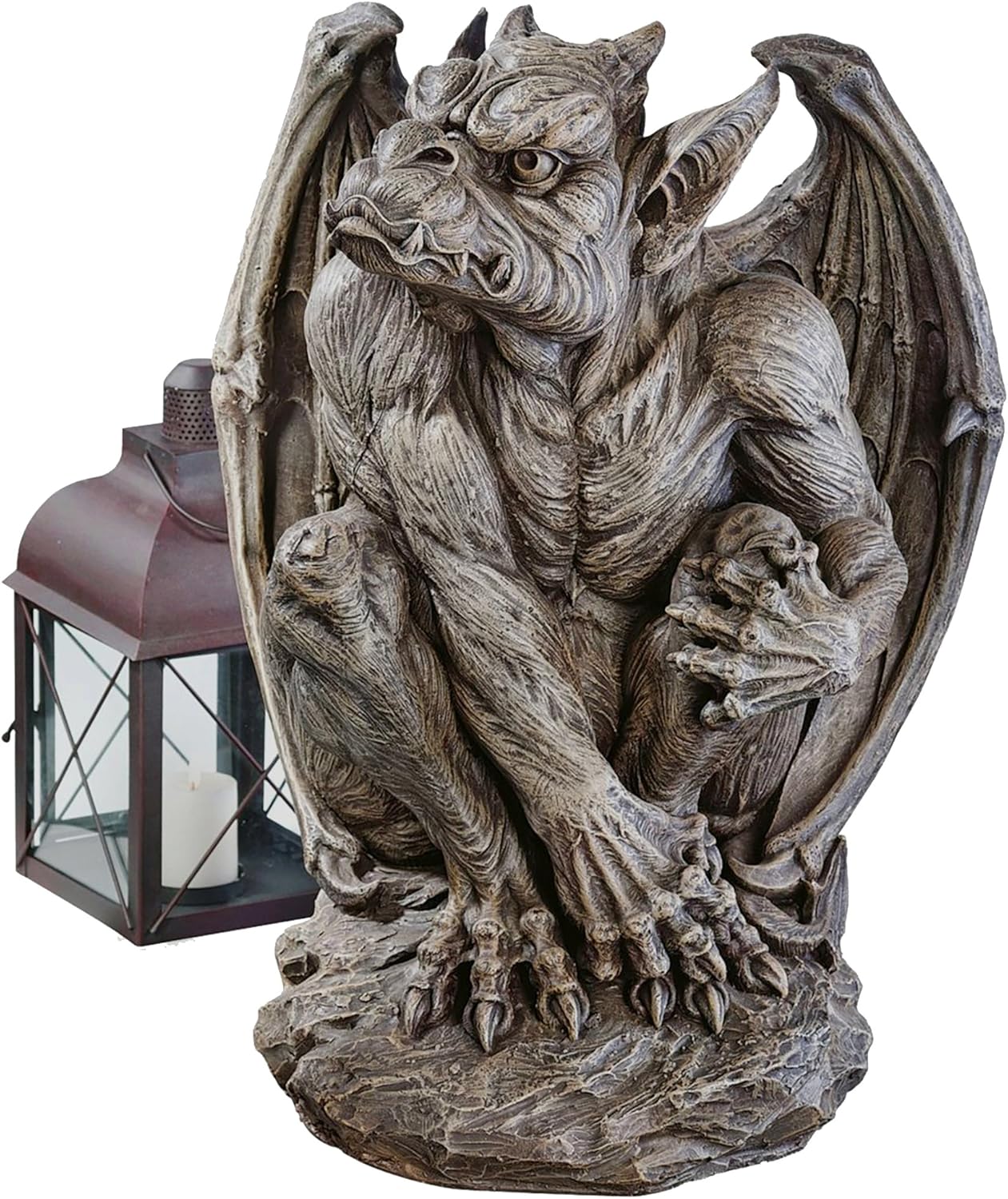 Design Toscano Silas il Gargoyle Sentinella - Statua 61cm - immagine 9