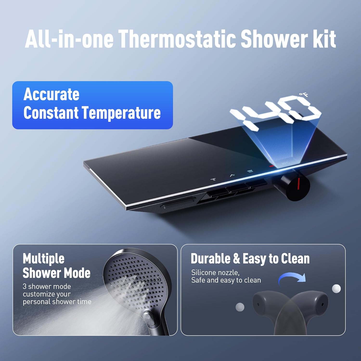 ALPHA CAMP - Miscelatore termostatico per vasca da bagno e doccia - immagine 2