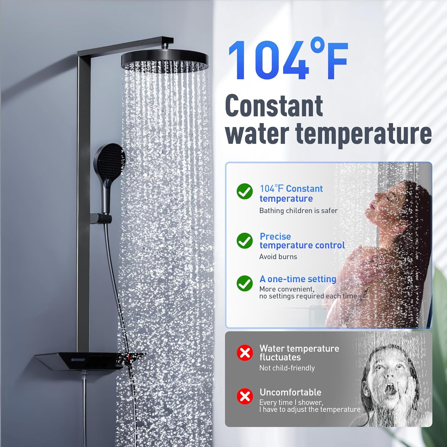 ALPHA CAMP - Miscelatore termostatico per vasca da bagno e doccia - immagine 3