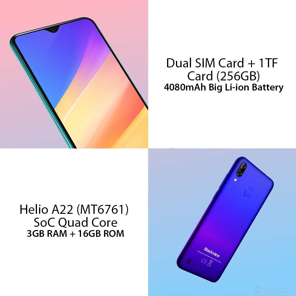 Blackview SKU7774 A60 Pro 3 GB/16 GB Interstellar Nero - immagine 4