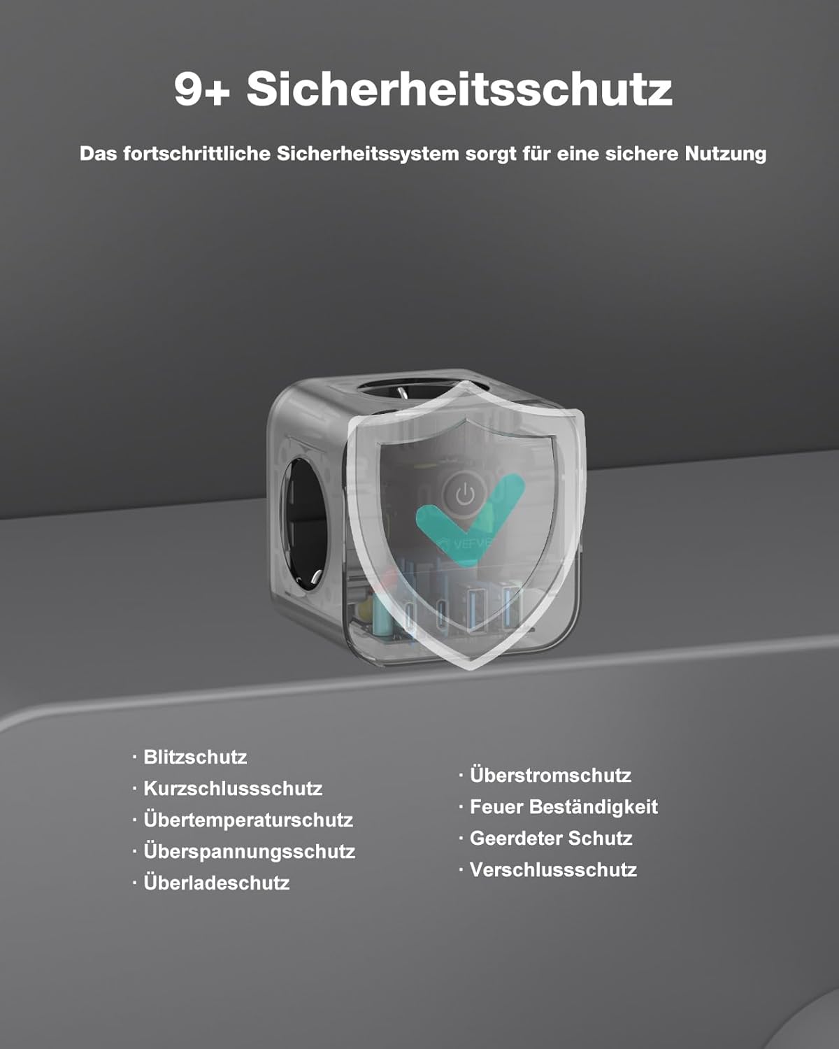 Vefve Ciabatta a Cubo 7 in 1 con USB-C 70W - immagine 6