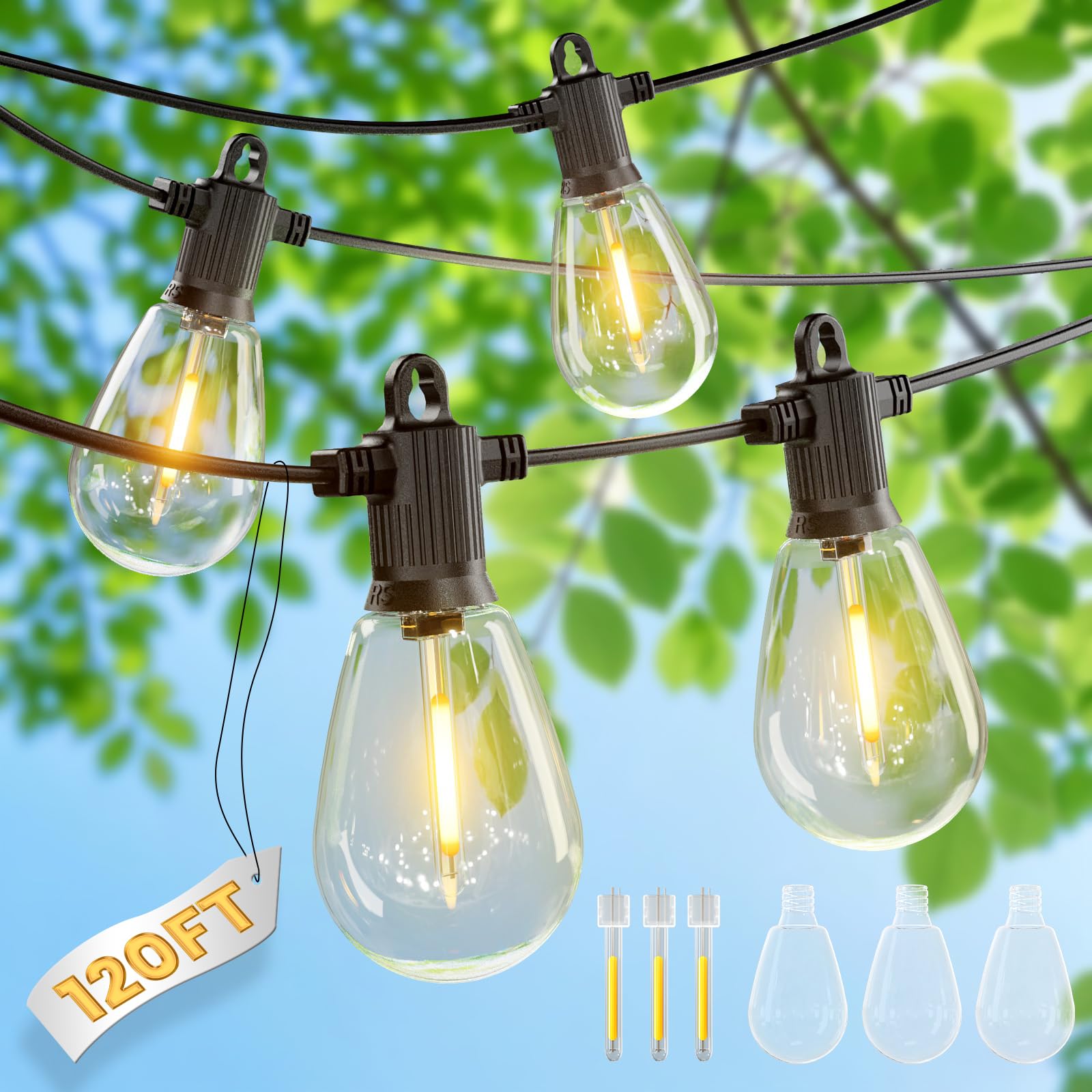 Zotoyi Catena Luminosa Esterno LED S14 120FT