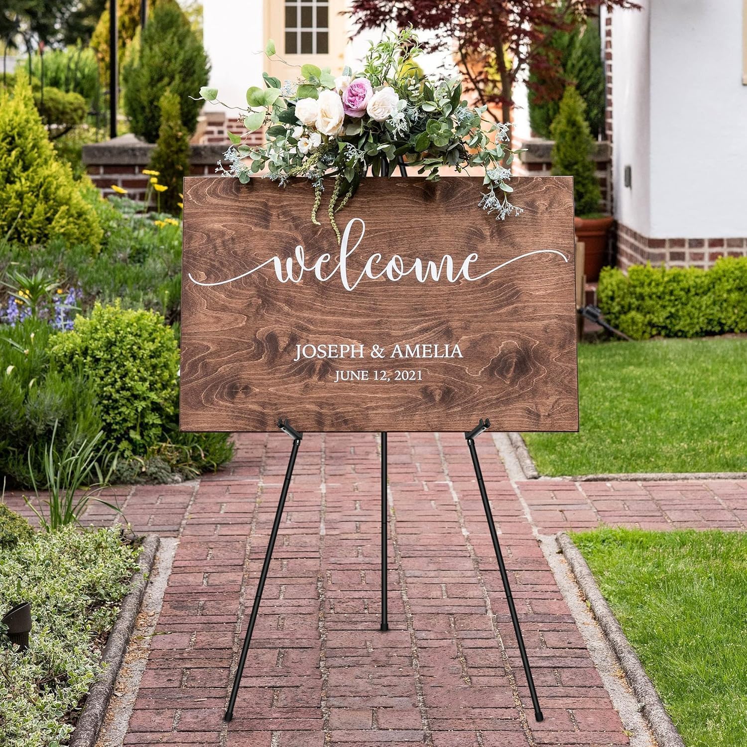 Cavalletto Treppiede Pieghevole Regolabile 6 Pezzi - immagine 2