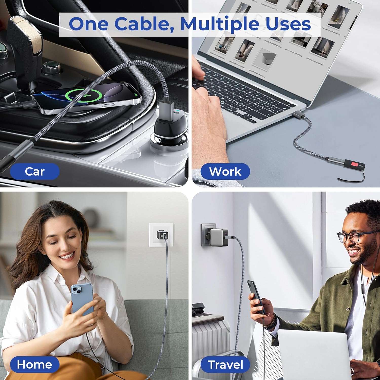 Basesailor Adattatore USB 3.0 a USB C 0.2M 2Pezzi - immagine 5