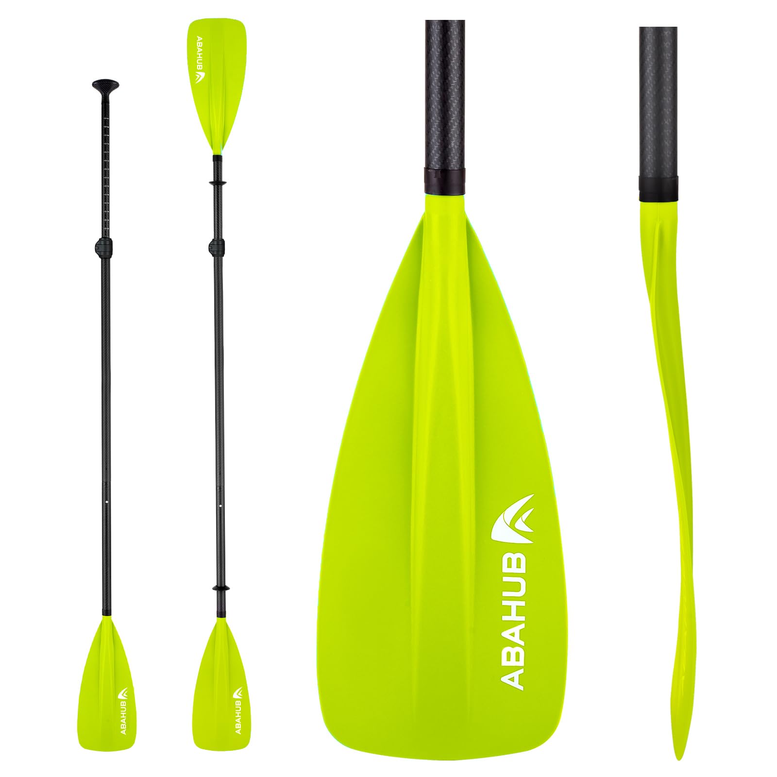 Abahub Pagaia SUP Kayak Carbonio 2 in 1 Regolabile
