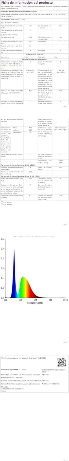 Klighten Plafoniera LED Soffitto Nera 35W - immagine 9