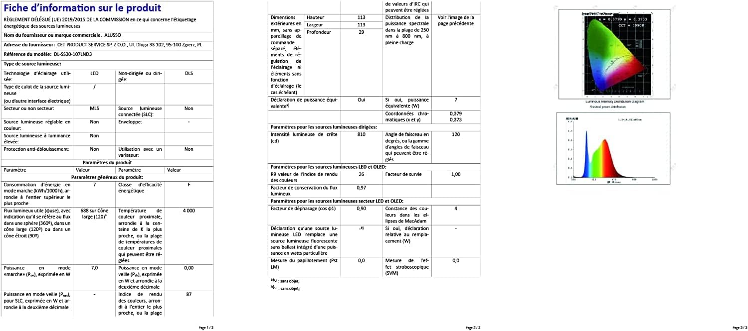 Alusso 12 Faretti LED da Incasso 7W 580 Lumen - immagine 11