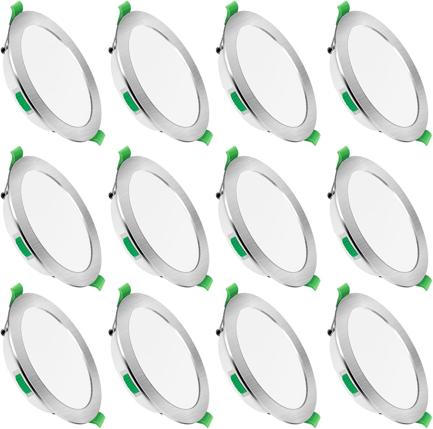 Alusso 12 Faretti LED da Incasso 7W 580 Lumen - immagine 1