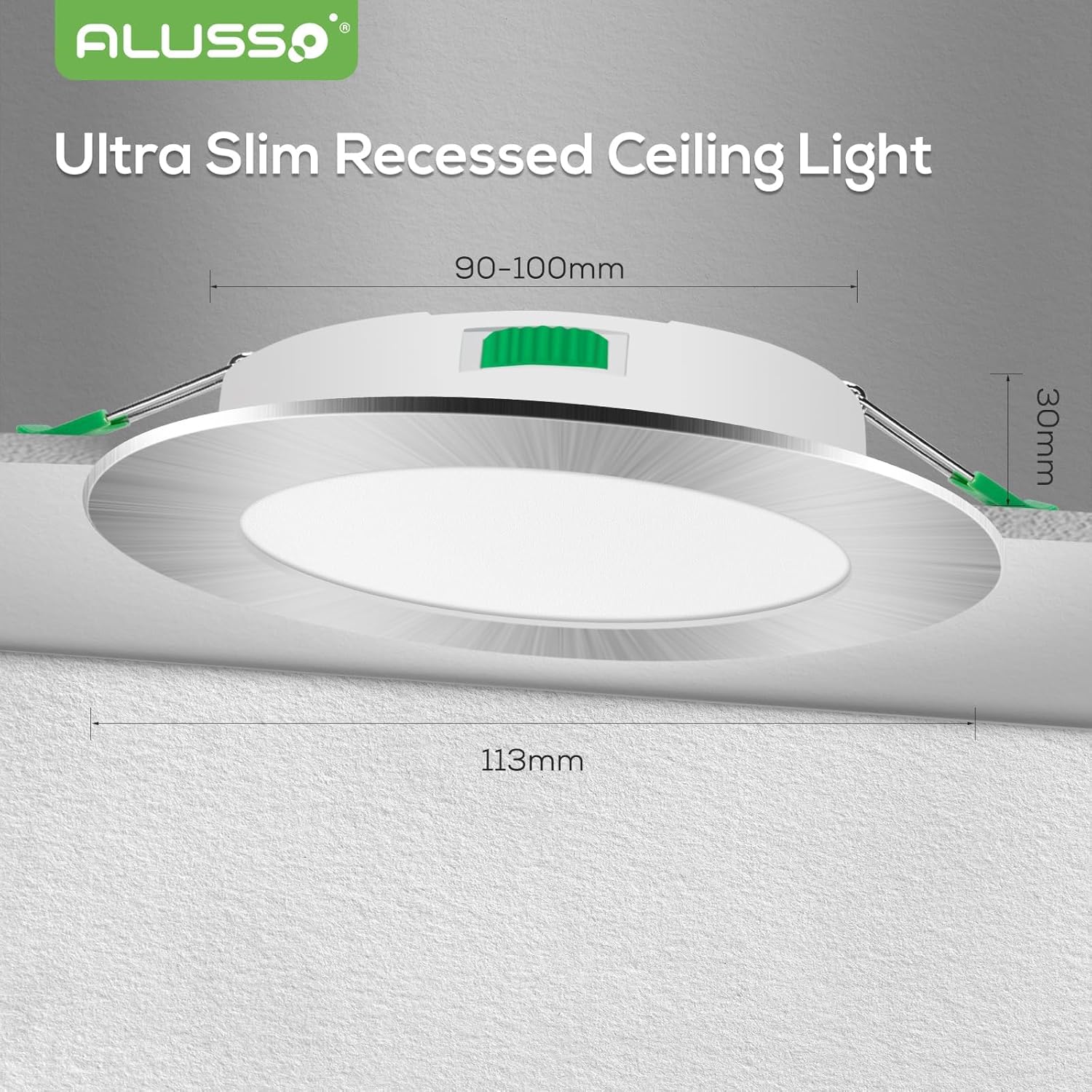 Alusso 12 Faretti LED da Incasso 7W 580 Lumen - immagine 5
