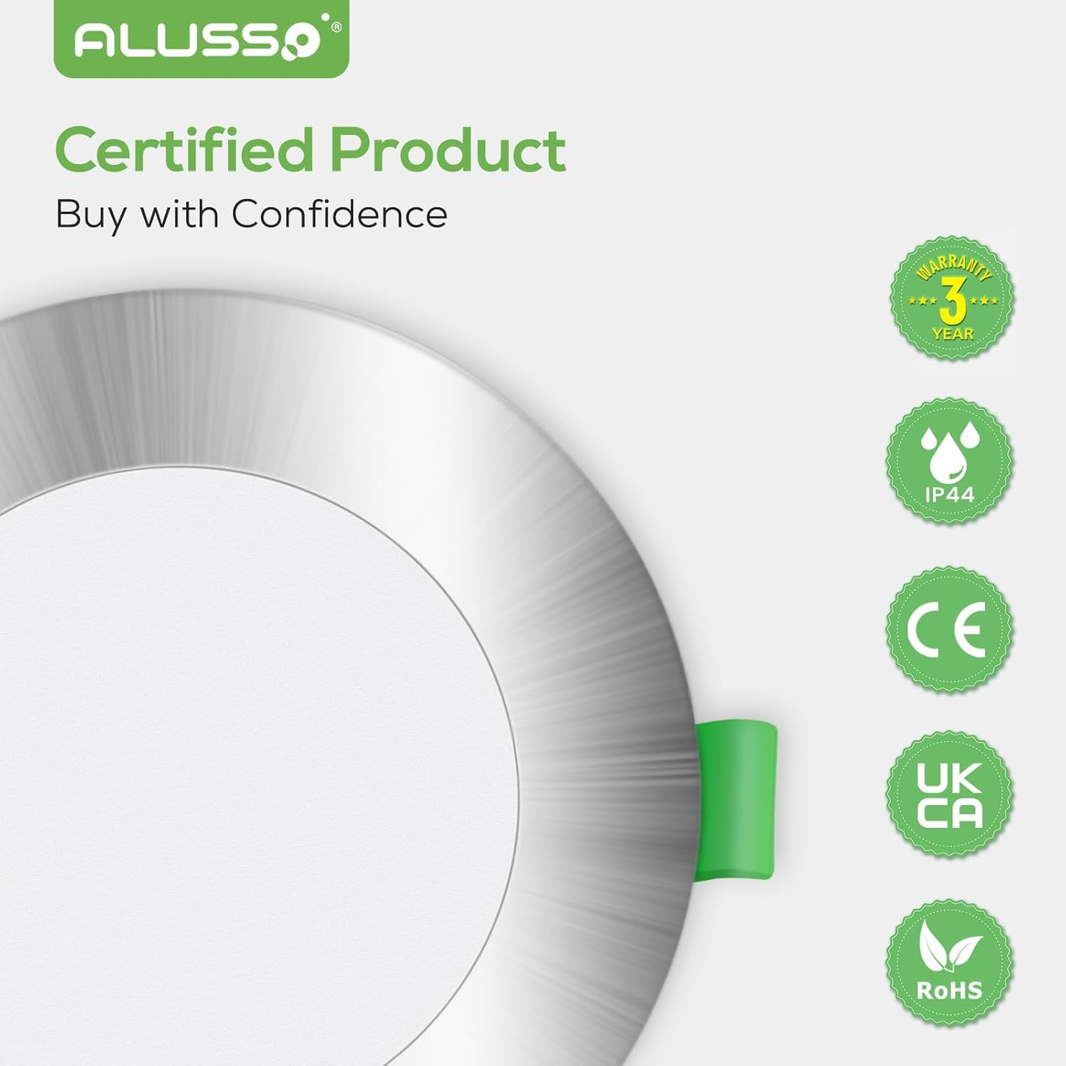 Alusso 12 Faretti LED da Incasso 7W 580 Lumen - immagine 7