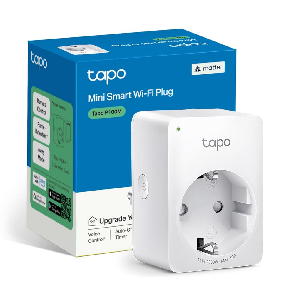 TP-Link Tapo P100M Matter Presa Smart Plug WiFi