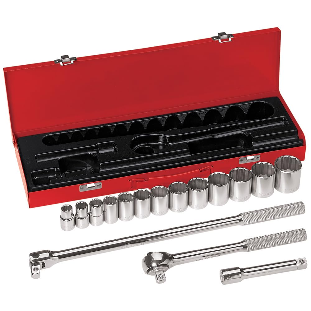 Klein Tools 65500 1/4-inch set di chiavi a bussola, 65512