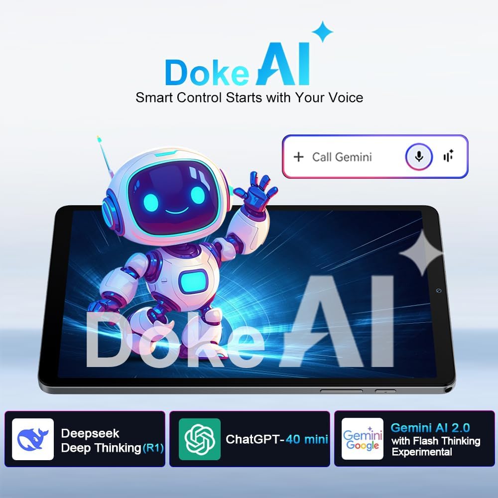 Blackview Link 2 - Tablet Android 15 da 8 Pollici, Nero - immagine 6