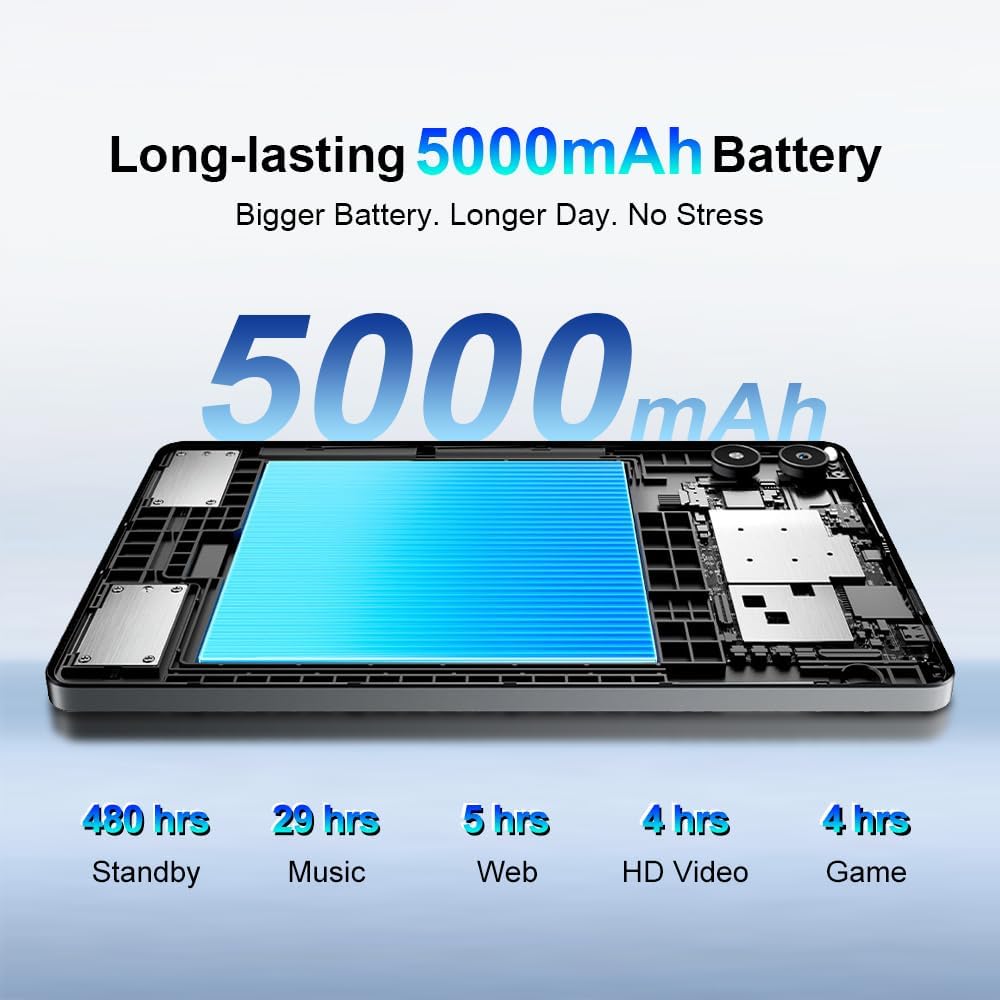 Blackview Link 2 - Tablet Android 15 da 8 Pollici, Nero - immagine 7