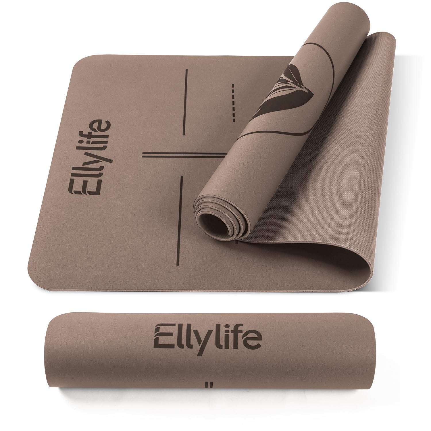 Tappetino Yoga Mat Antiscivolo Eco PU e Gomma Naturale