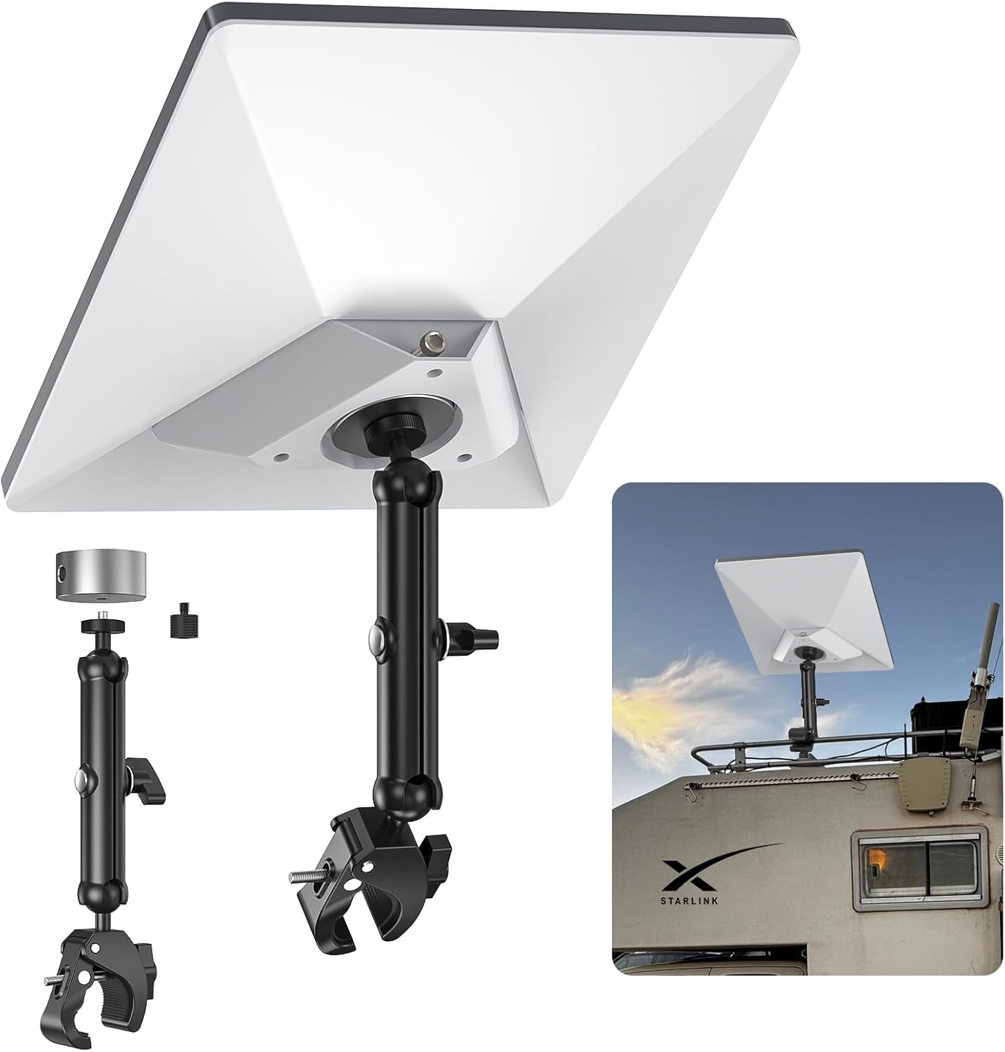 Xlttywl Starlink 2025 Mini Pole Mount Kit