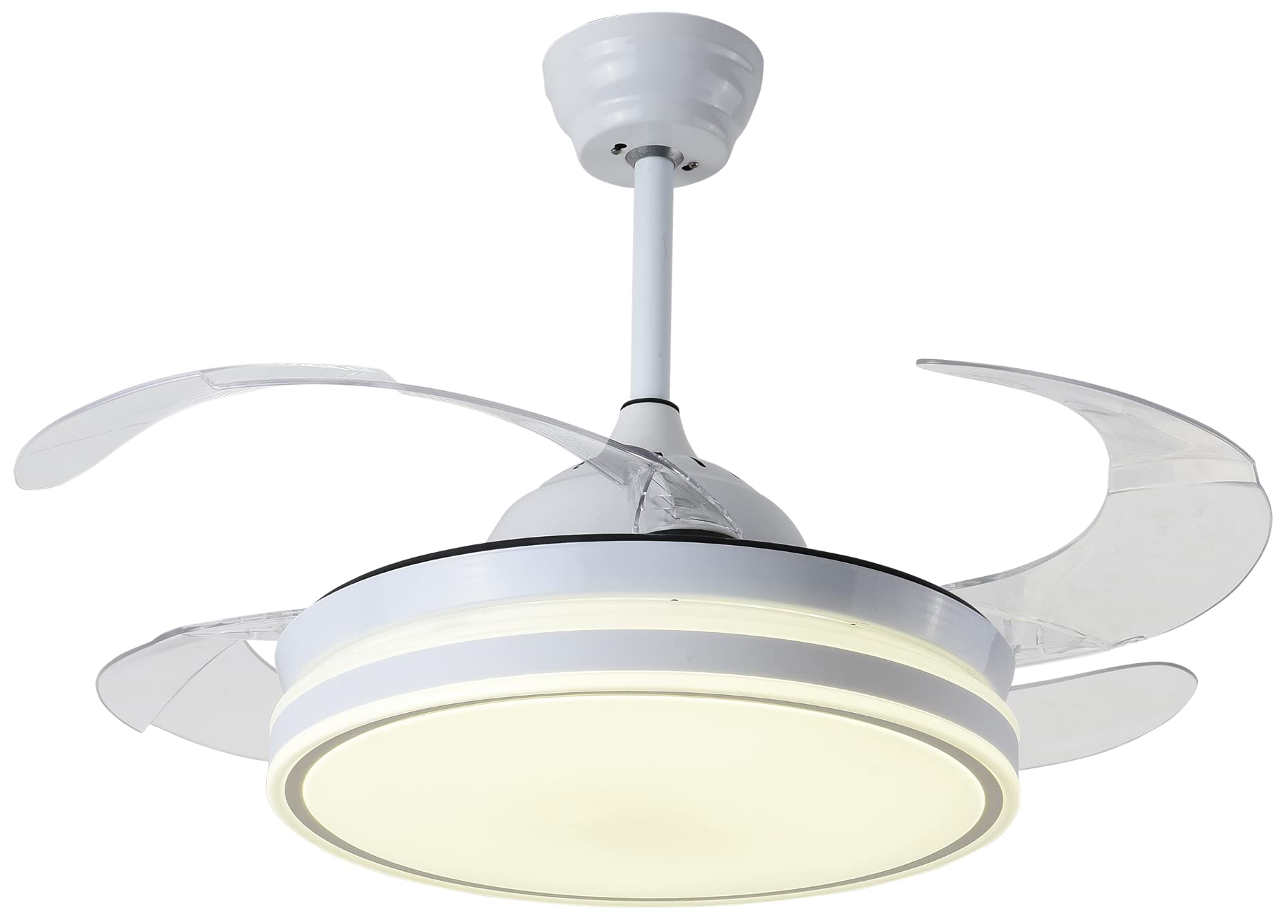 Bel Air Home Ventilatore da Soffitto Cocon DC Bianco