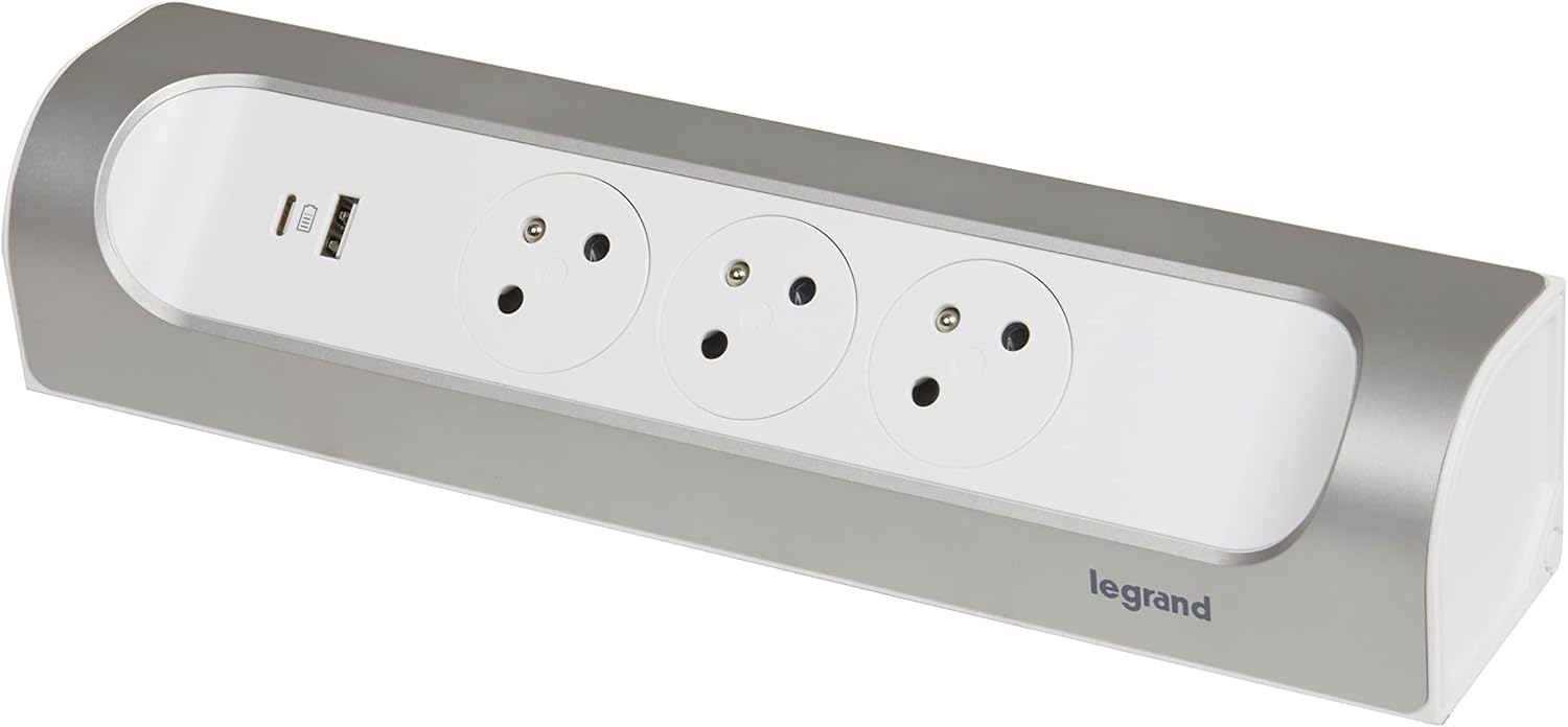 Legrand Multipresa angolare 3 prese + USB-C + USB-A - immagine 3
