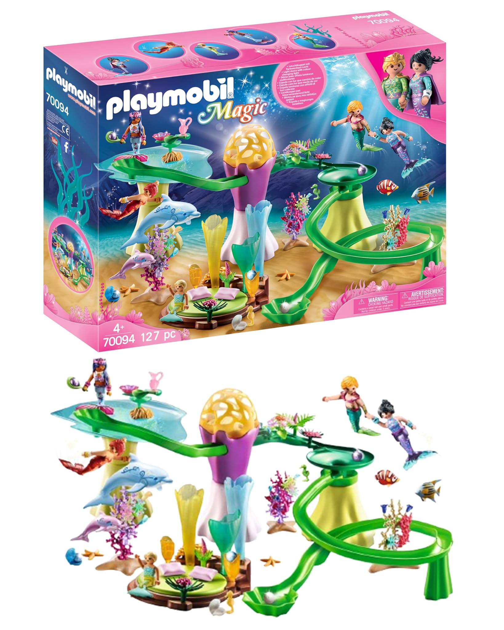 Playmobil Magic 70094 Palazzo delle Sirene con Cupola Luminosa