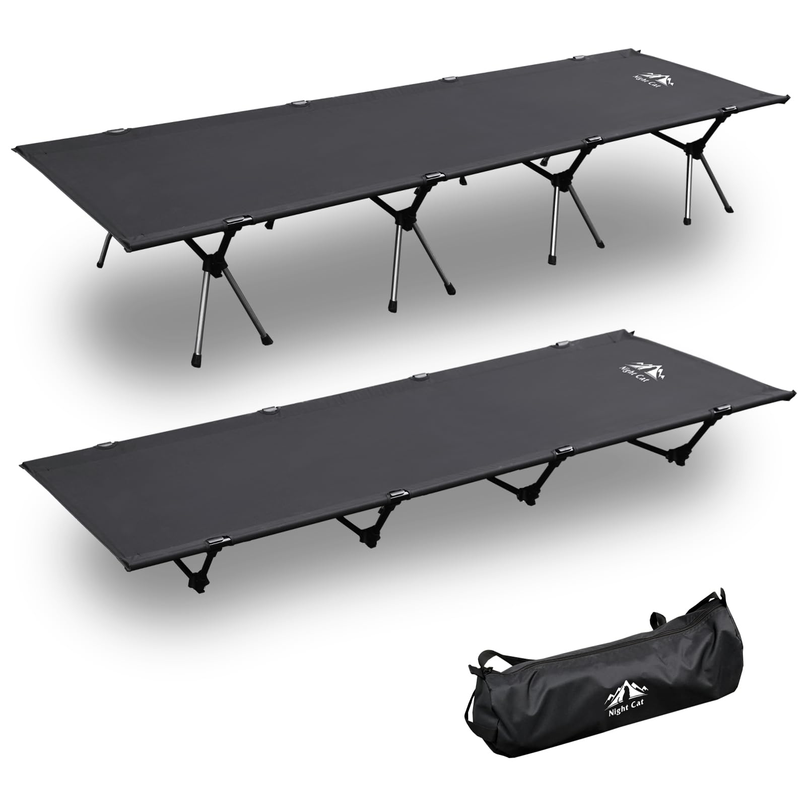 Night Cat Letto Pieghevole Campeggio XXL 150kg