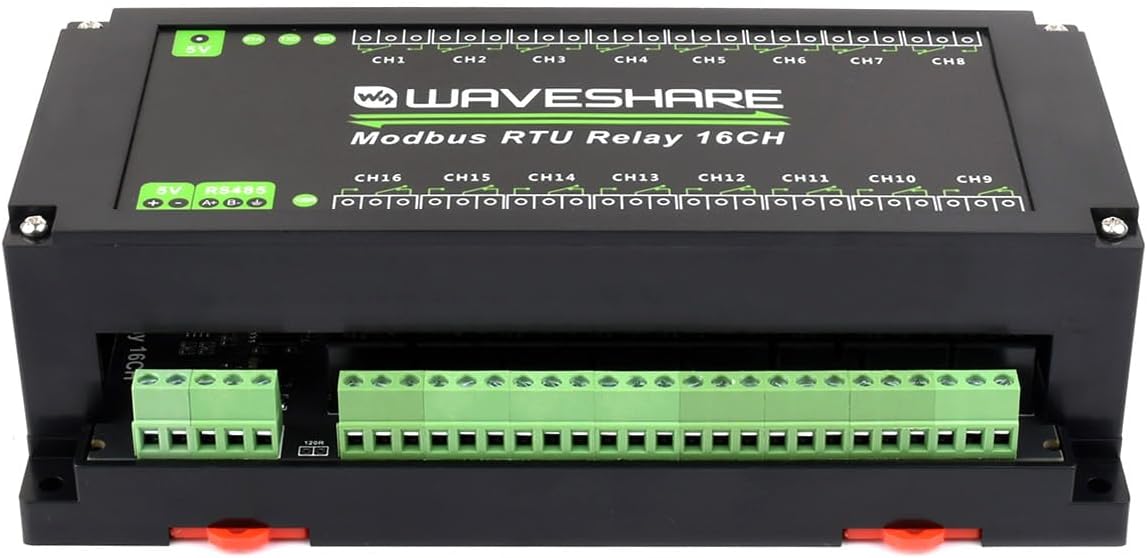 Waveshare Modbus RTU - Modulo Relay 16 Canali RS485 - immagine 1