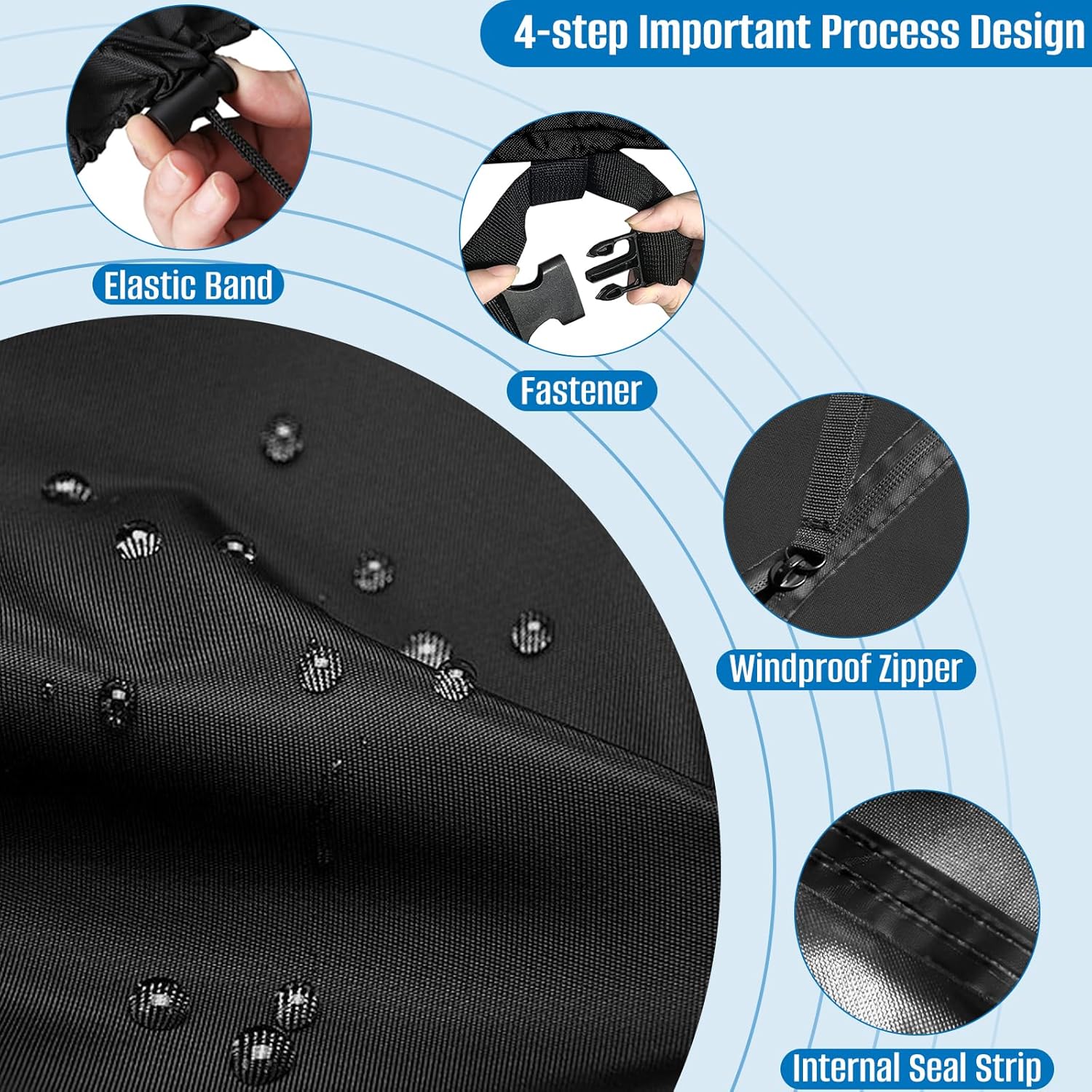 Siruiton Copertura per Sedia a Uovo 230x200cm - immagine 3