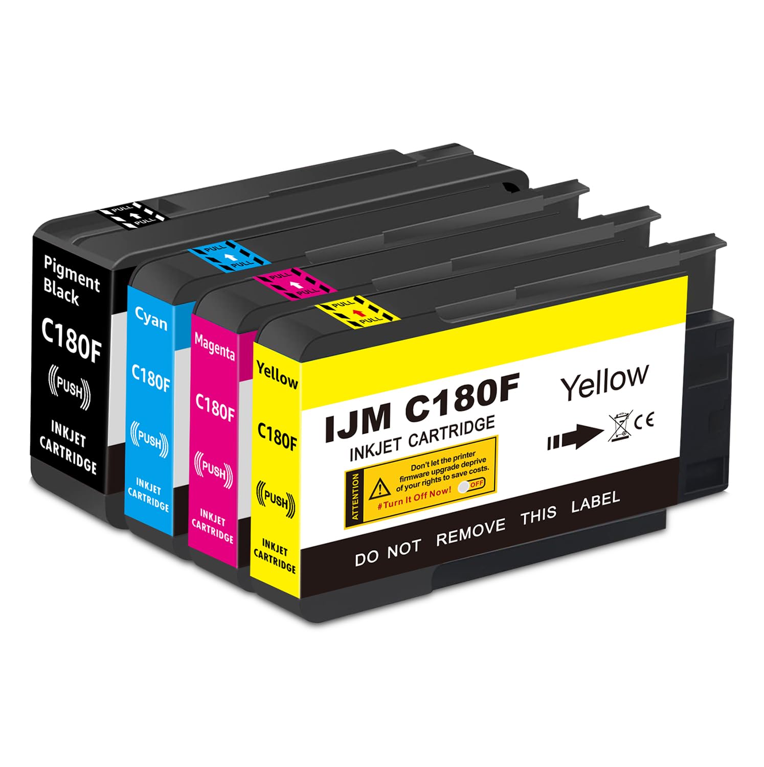 Yongairuink Inchiostro Compatibile IJM C180F (4 pezzi)