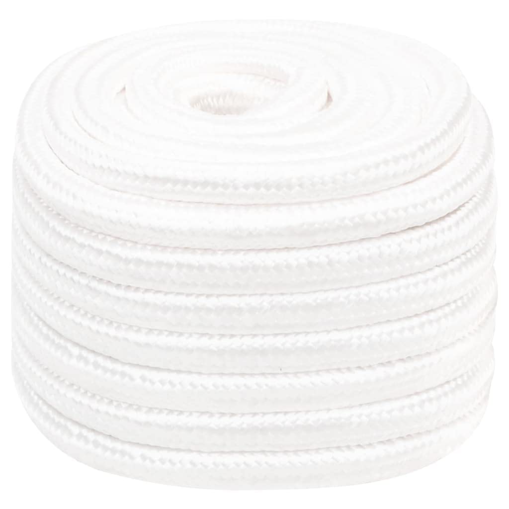 vidaXL Corda per Barca Completamente Bianca 20 mm 100 m in Polipropilene