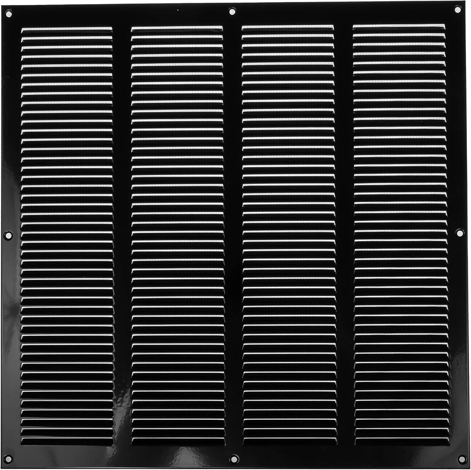 Griglia Ventilazione Nera 40x40 cm - immagine 1