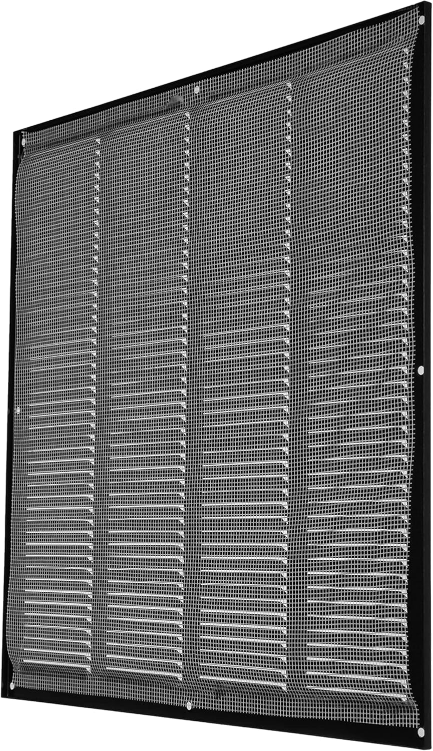 Griglia Ventilazione Nera 40x40 cm - immagine 8