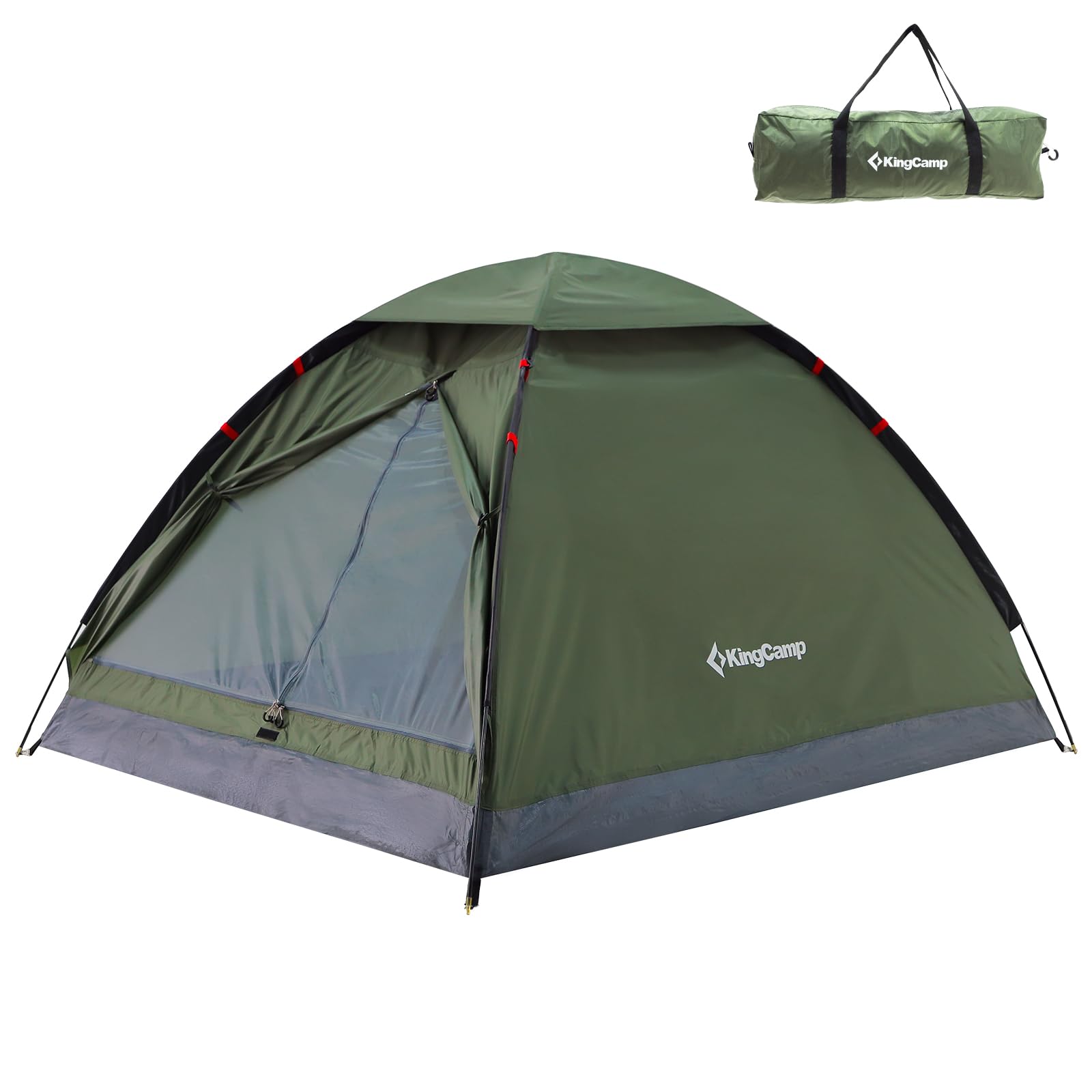Kingcamp Tenda da Campeggio 2 Persone Leggera