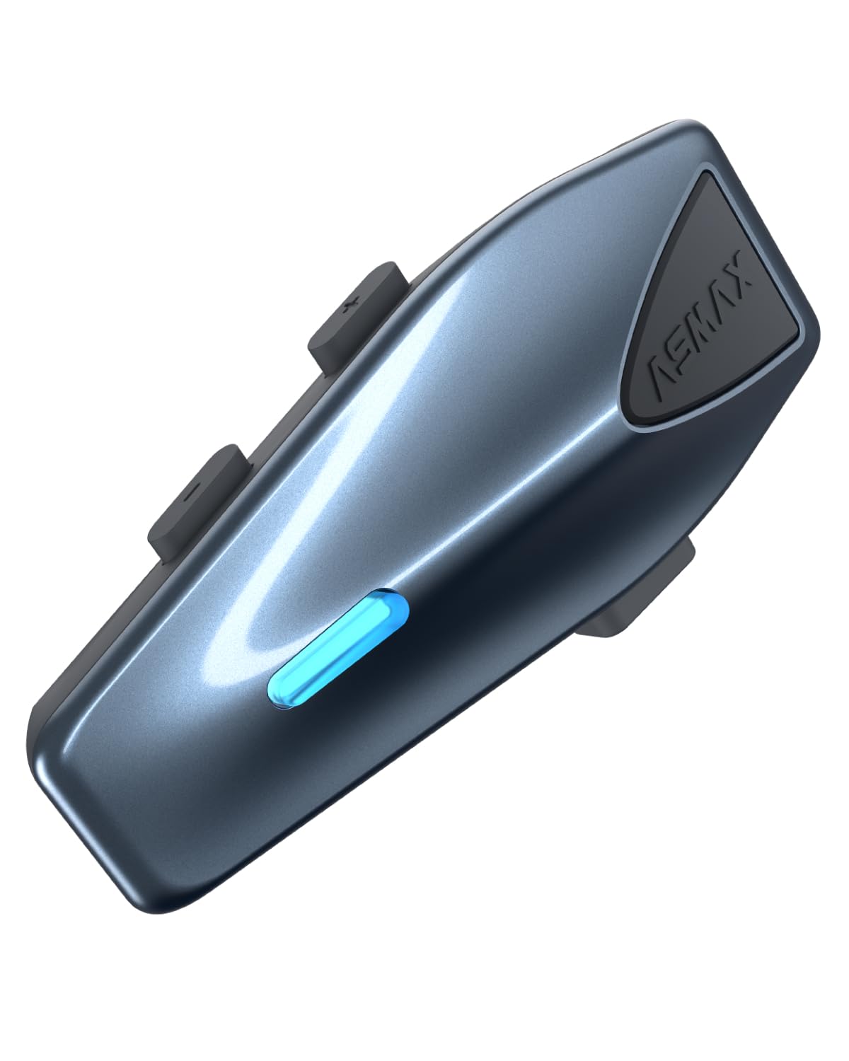 Asmax S1 Interfono Moto Bluetooth Mesh per 8 Piloti (Blu)