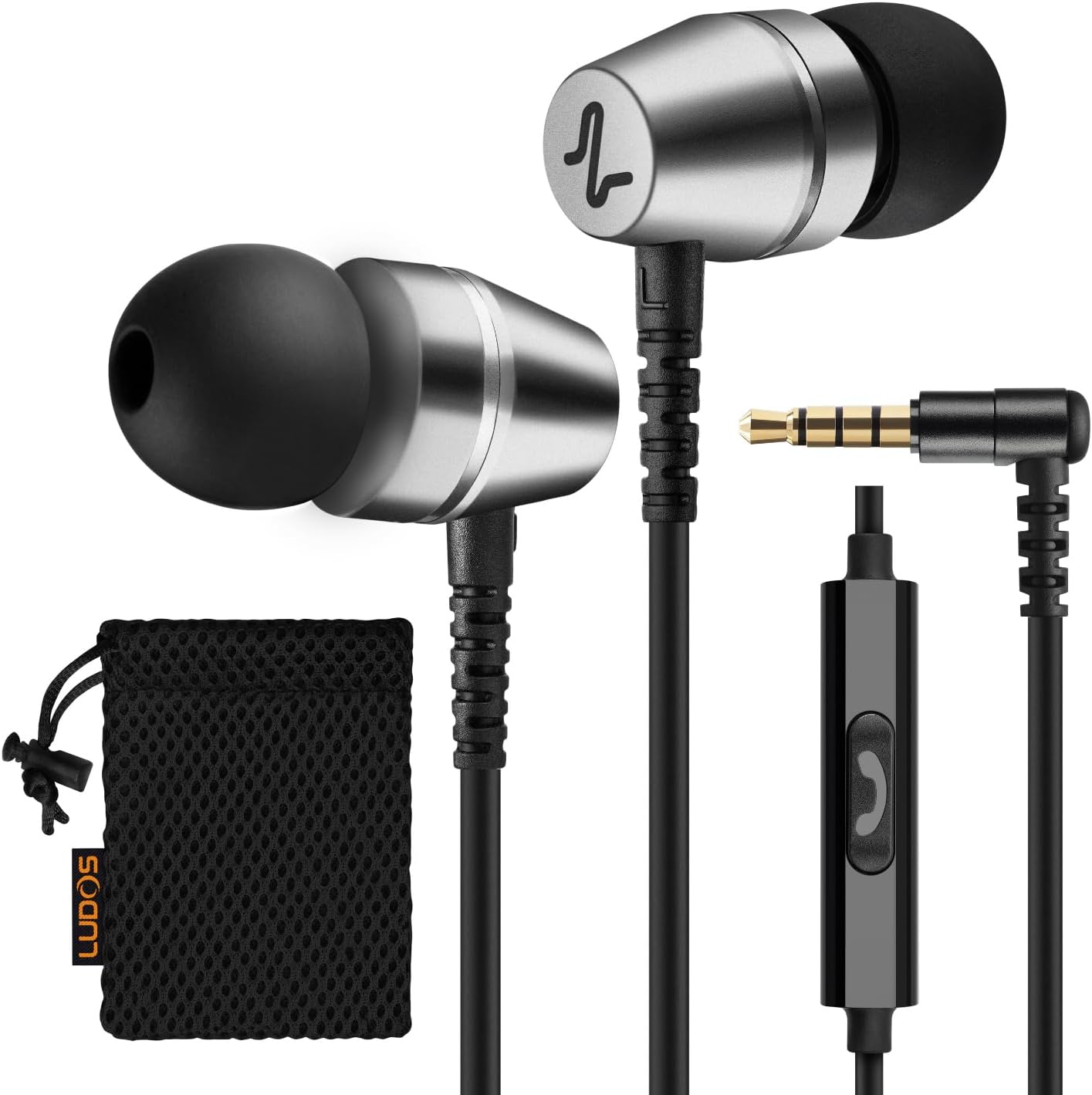 Ludos OMNITONE Auricolari In-Ear con Filo e Microfono - immagine 1