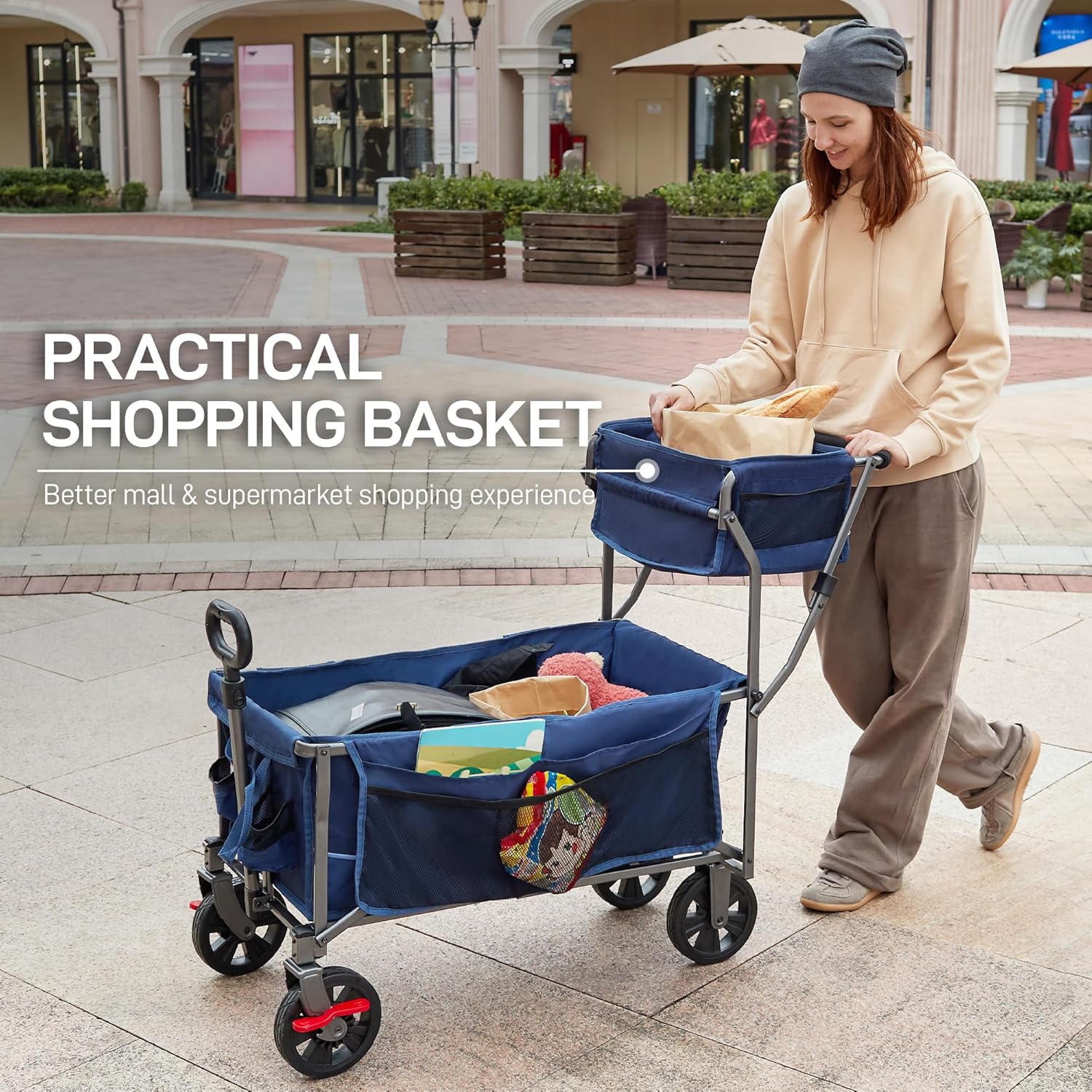 Ever Advanced Carrello Pieghevole Spingere&Tirare 100kg - immagine 2