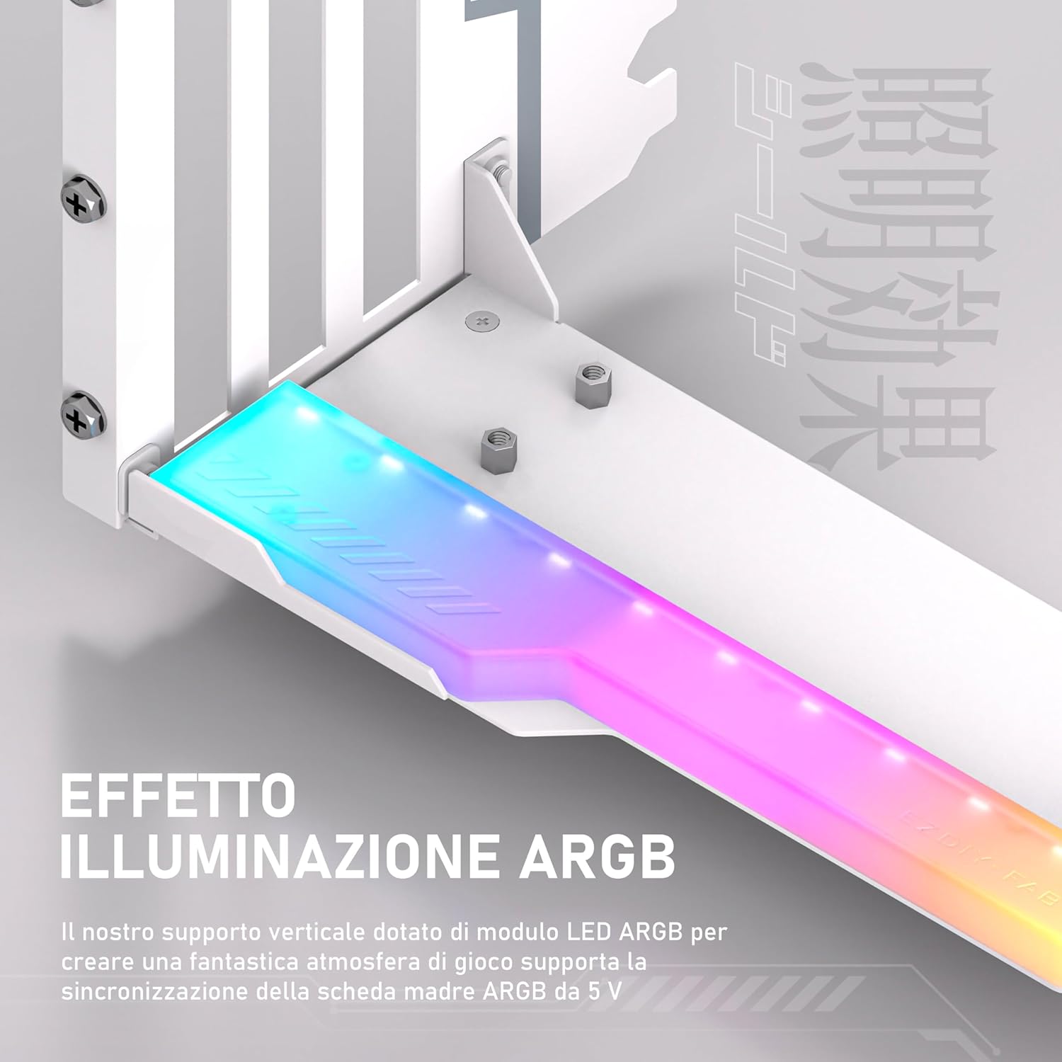 Ezdiy-fab - Supporto Verticale GPU con Cavo Riser PCIE 4.0 - immagine 6