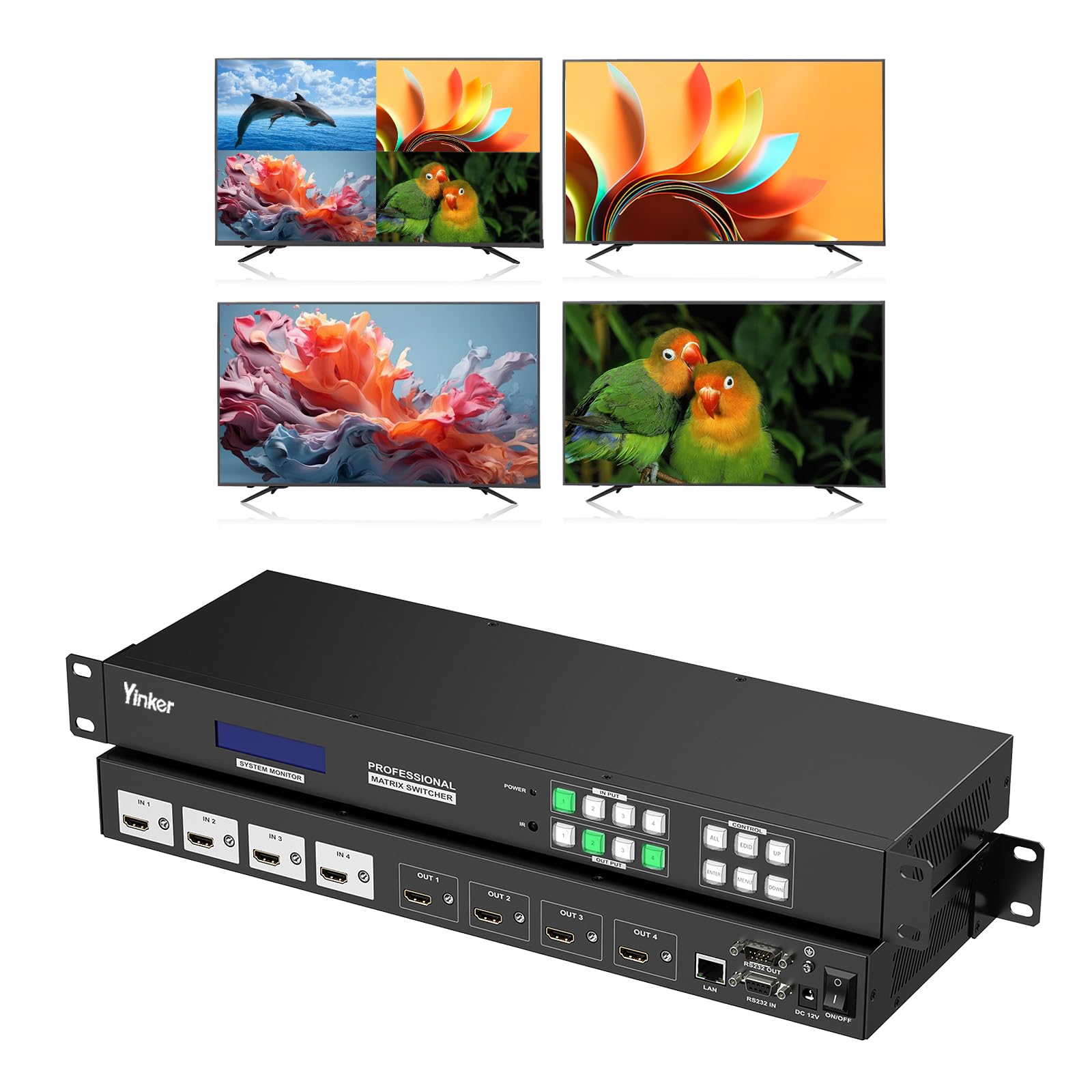 HDMI Matrix Video Controller Switch 4k30hz
